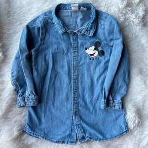 Mickey Mouse button up